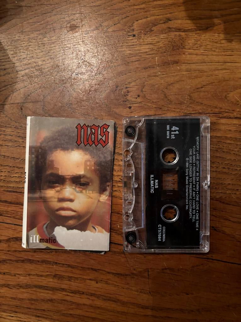 Nas - Illmatic originele cassette, Gebruikt, 1 bandje, Ophalen of Verzenden, Origineel