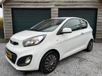 Kia Picanto 1.0 CVVT "Morning" 3-deurs. Airco. Electr. ramen, Auto's, Voorwielaandrijving, Euro 5, Stof, Zwart