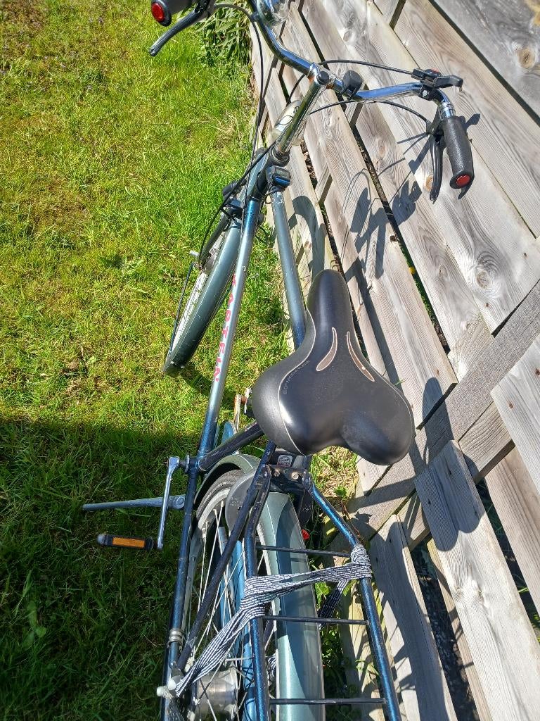 Fiets heren kaptein, Gebruikt, Versnellingen, Schijfrem, 53 tot 57 cm