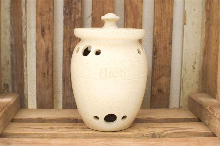 Uienpot met deksel 39994, Huis en Inrichting, Keuken | Servies, Gebruikt, Bord(en), Wedgwood, Aardewerk, Ophalen of Verzenden