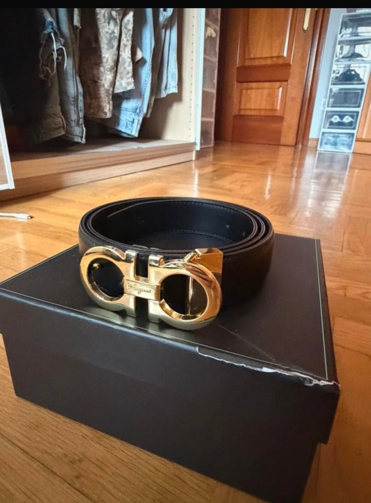 Ferragamo Riem, Ophalen of Verzenden, Zo goed als nieuw, Zwart, 80 tot 90 cm