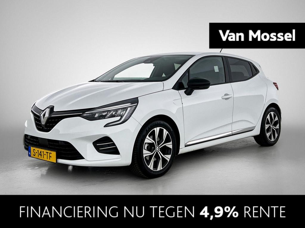 Renault Clio 1.6 E-Tech Hybrid 145 Evolution | Achteruitrijc, Auto's, Stof, Gebruikt, Euro 6, Wit