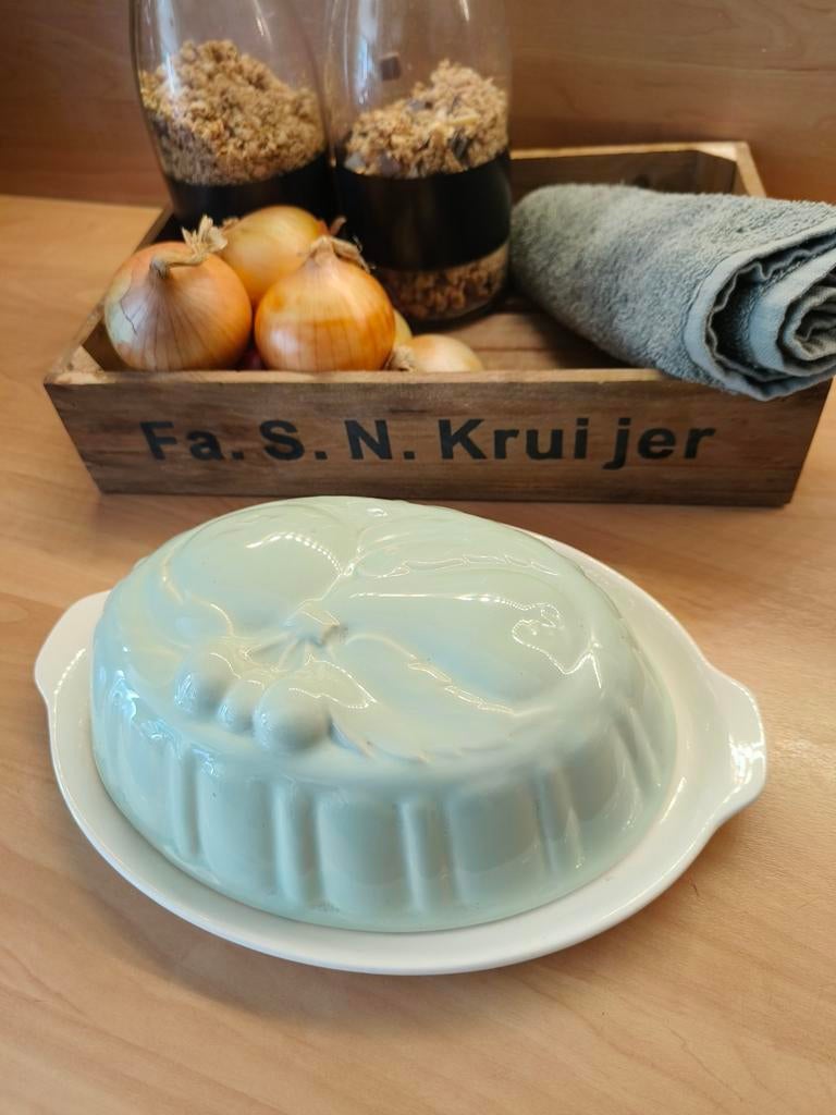 Mintgroene pudding vorm van Villeroy en Boch compleet, Ophalen of Verzenden