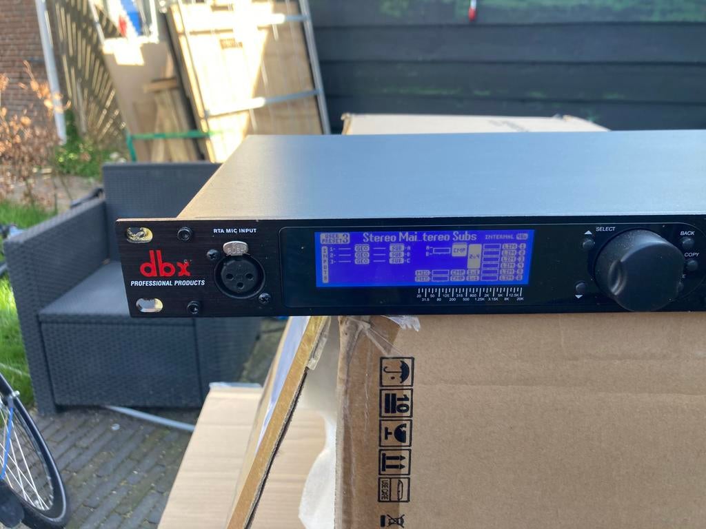 Dbx Veneu driverack 3in 6 uit processor, Ophalen of Verzenden, Zo goed als nieuw, Audio