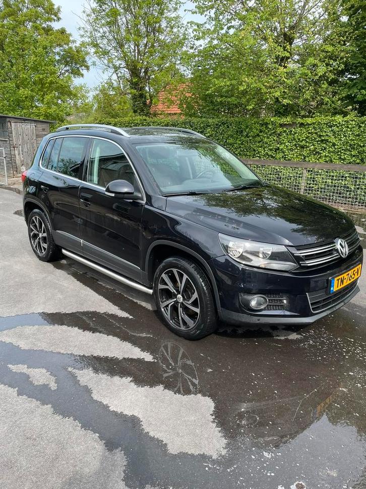 Volkswagen Tiguan 2.0 TDI 103KW 4MOTION DSG 2013 Zwart, Auto's, Volkswagen, Bedrijf, Tiguan, 4x4, Airbags, Airconditioning, Centrale vergrendeling