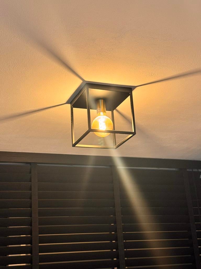 Moderne Hanglamp met Kubus Design, Ophalen of Verzenden, Nieuw, Metaal, Minder dan 50 cm