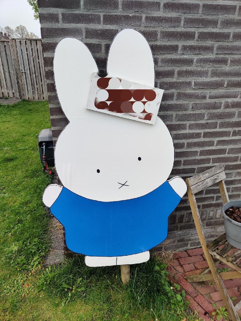 Geboortebord Nijntje, Kinderen en Baby's, Kraamcadeaus en Geboorteborden, Ophalen, Gebruikt, Geboortebord