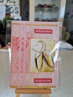 Kaartje huwelijk/trouwen twee champagne glazen, Ophalen of Verzenden, Nieuw, Overige thema's