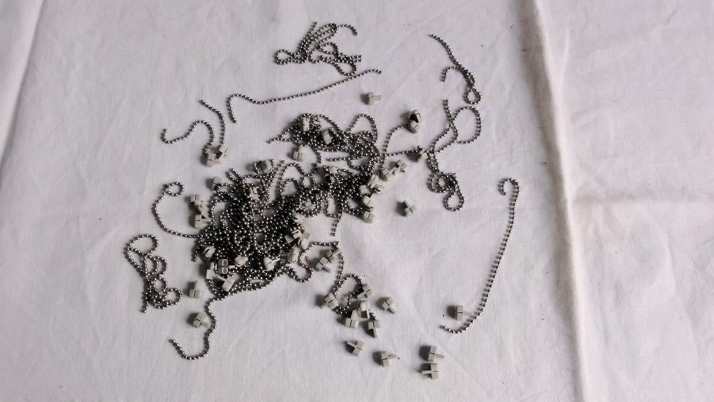 Badstop ketting, gootsteenstop ketting, kettinkjes, Ophalen of Verzenden, Zo goed als nieuw, Rvs, Overige typen