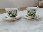 Royal Albert Trillium theeset – 2 kopjes & schotels, Antiek en Kunst, Ophalen