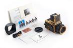 Hasselblad 500cm Gold + 80mm 2.8 CF Gold + A12 cassette Gold, Audio, Tv en Foto, Fotocamera's Analoog, Spiegelreflex, ., Nieuw
