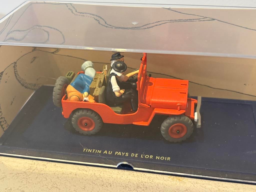 Kuifje auto TinTin Au Pays de L’or Noir, Verzamelen, Stripfiguren, Ophalen of Verzenden, Kuifje, Beeldje of Figuurtje