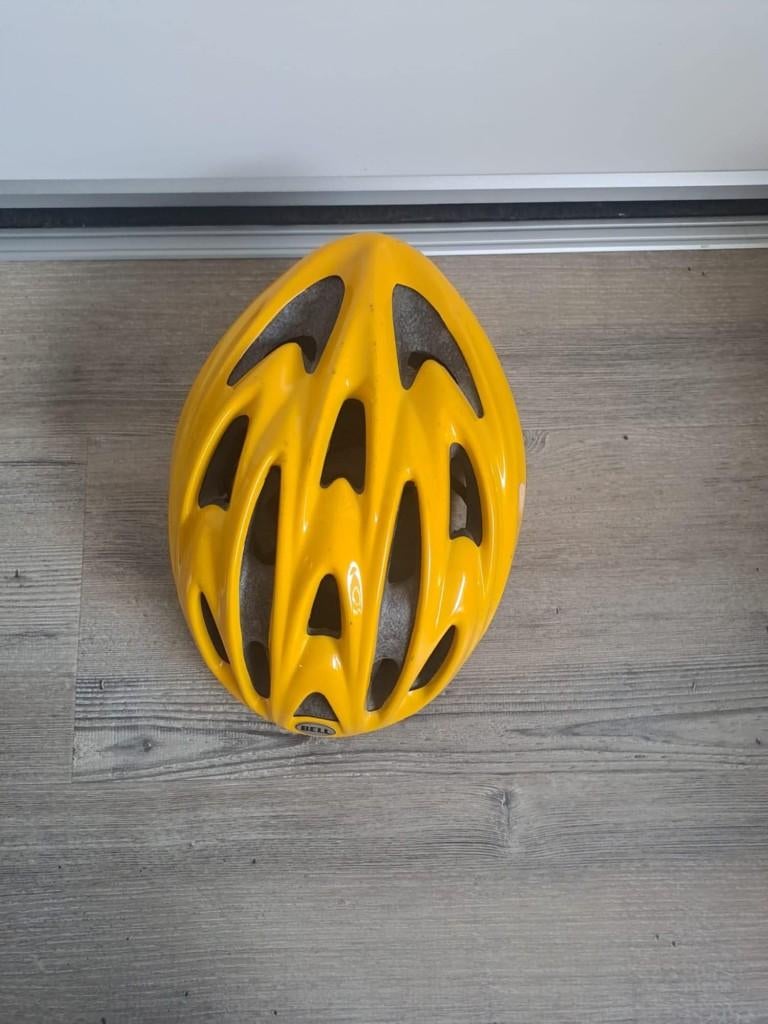 Gele fiets helm, Ophalen, Gebruikt, Jongen of Meisje