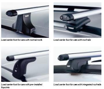 Universele dakdragers Thule Smartrack 784 - gratis montage, Auto diversen, Dakdragers, Thule Sweden AB, Nieuw, Ophalen of Verzenden