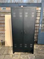 Mick kledingkast 2-deurs - antraciet - 180x85x50 cm, Gebruikt, Metaal, 150 tot 200 cm, 25 tot 50 cm