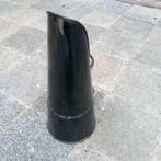 Zwart geëmailleerde kolenkit., Ophalen