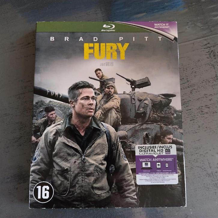 A1-2) Fury, Cd's en Dvd's, Blu-ray, Zo goed als nieuw, Ophalen of Verzenden