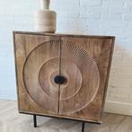 Magazijn Leegverkoop Dressoir mangohout carved curving SALE, Nieuw, Ophalen of Verzenden, Info@wkhome.nl, Argonweg 20 Amersfoort