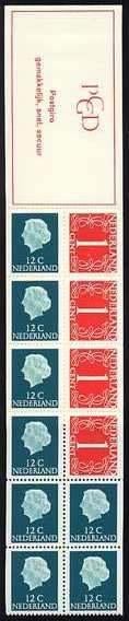 Nederland Postzegelboekje 8a postfris 1969, Postzegels en Munten, Postzegels | Nederland, Ophalen of Verzenden, Na 1940, Postfris