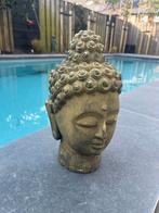 Boeddha hoofd decoratie – 28 cm – licht materiaal, Ophalen, Zo goed als nieuw, Kunststof