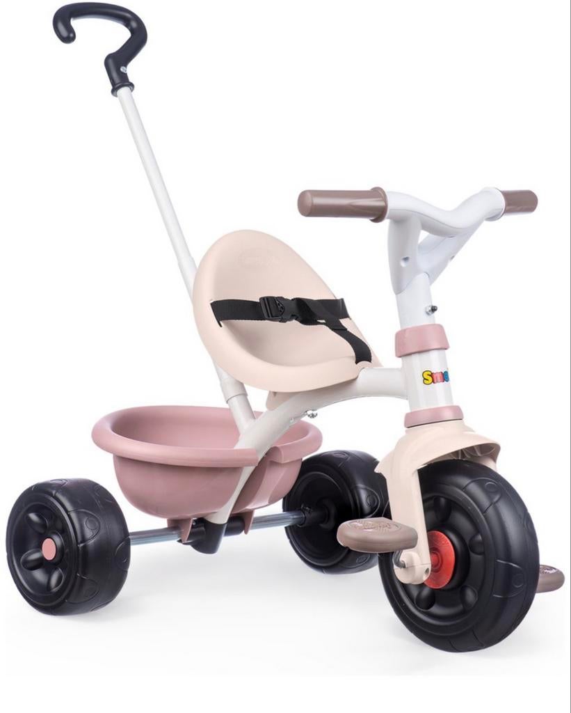 Smoby driewieler in goede staat, Ophalen of Verzenden, Zo goed als nieuw, Duwstang