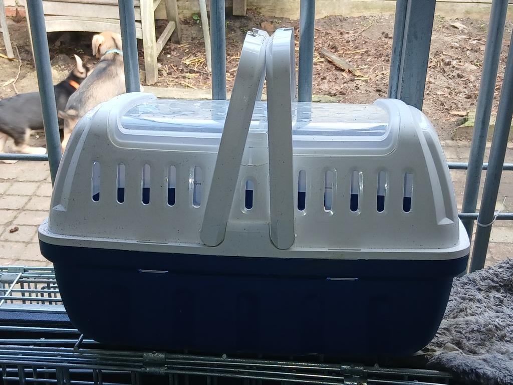 Reismandje voor 2 cavia's of 1 konijn, Ophalen, Transportkoffer of -box