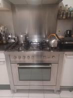 Bosch Solitair 90 cm gas/elektrisch, Gebruikt, Hete lucht, 60 cm of meer, Ophalen of Verzenden