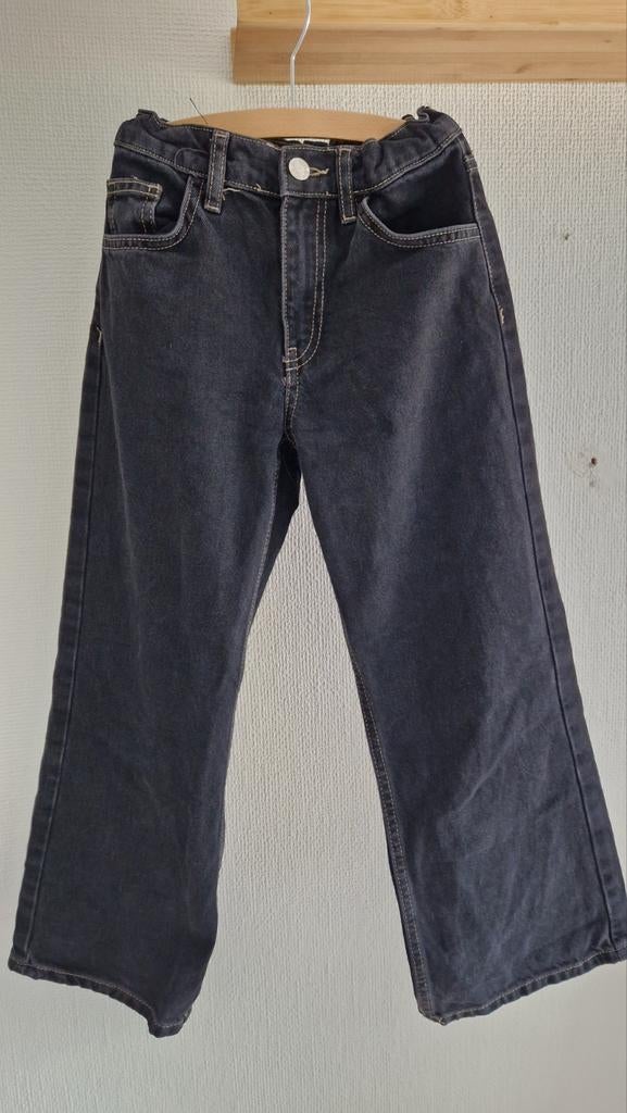 Zwarte Zara spijkerbroek maat 128, Broek, Meisje, Nieuw, Ophalen of Verzenden