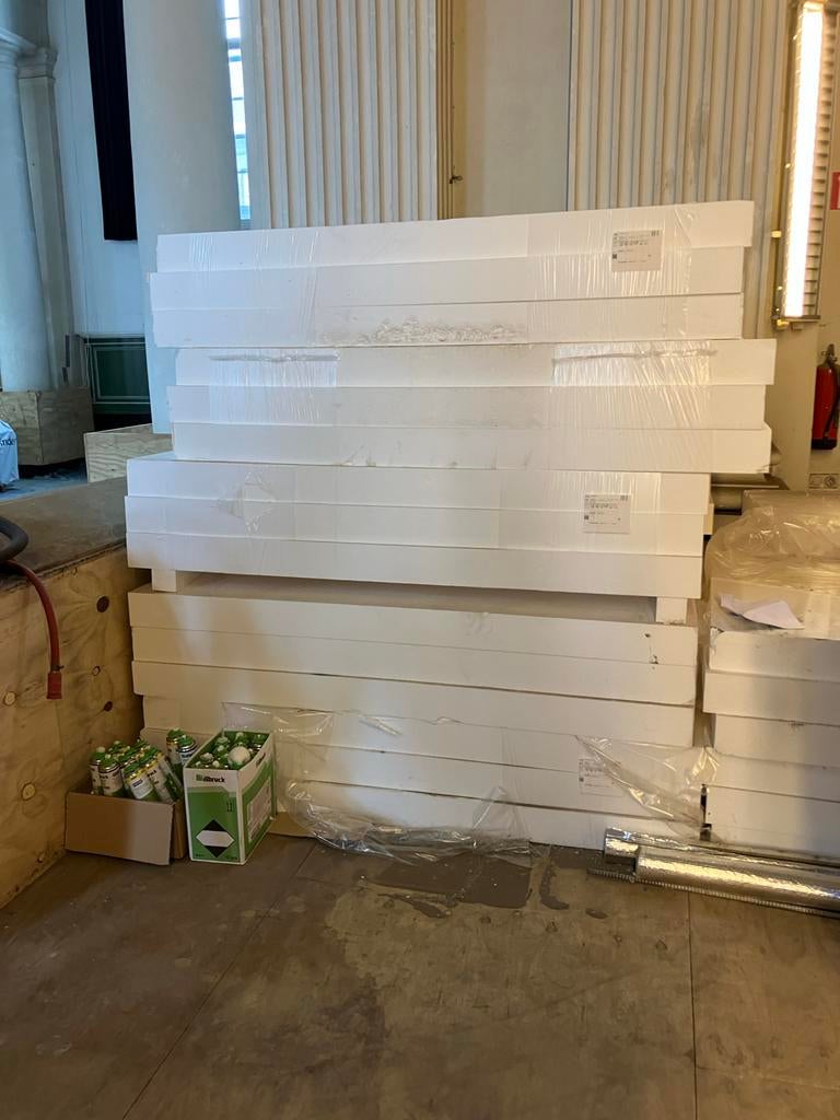 130mm Drukvaste Tempex EPS 150 Isolatieplaten (72m²), Ophalen, 12 cm of meer, Nieuw, 15 m² of meer