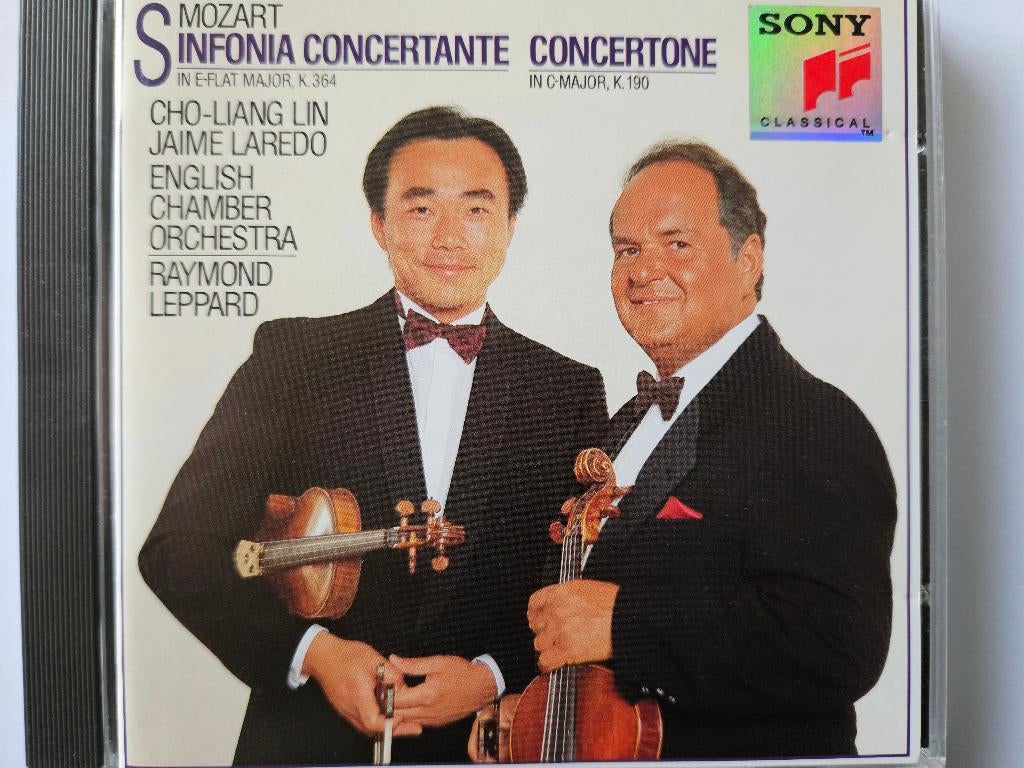 Mozart - Sinfonia K364 + Concertone K190 Leppard Laredo Lin, Cd's en Dvd's, Ophalen of Verzenden, Classicisme, Gebruikt, Kamermuziek