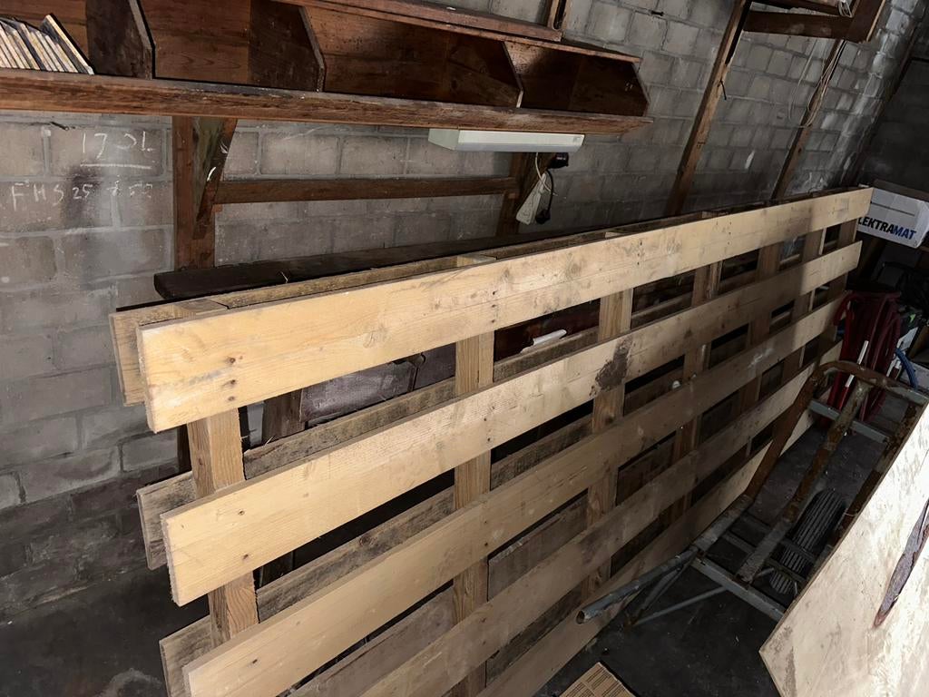 Gratis af te halen, grote palet, Ophalen, Zo goed als nieuw, 300 cm of meer, Overige houtsoorten