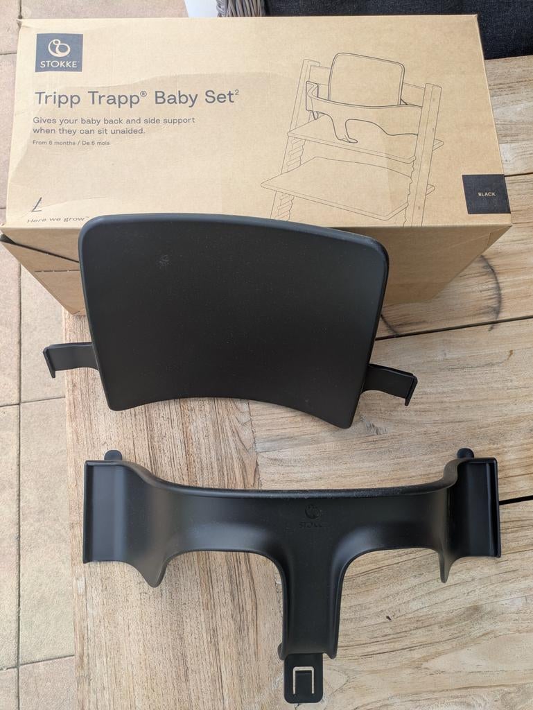 Stokke Tripp Trapp Baby Set zwart, Kinderen en Baby's, Kinderstoelen, Ophalen of Verzenden