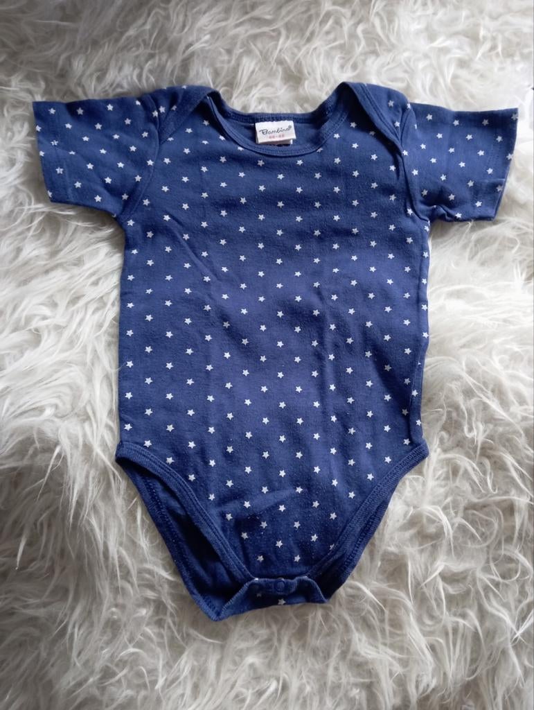 Bambino blauwe romper met sterren | maat 86/92, Kinderen en Baby's, Babykleding | Maat 86, Ophalen of Verzenden, Bambino, Jongetje