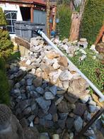 Maaskeien voor vijver of waterval, Ophalen