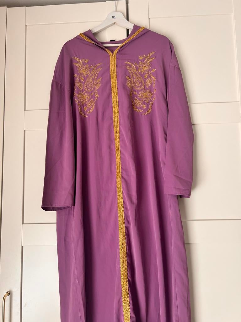 Marokkaanse djelaba jalaba lavendel kleur L, Ophalen of Verzenden, Nieuw, Blauw, Overige typen