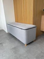 Opbergbank/hocker van MADE - grijs, Huis en Inrichting, Ophalen, Minder dan 50 cm, 100 tot 125 cm, Zo goed als nieuw