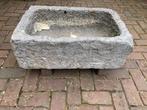 Oude Belgisch hardstenen trog gootsteen pompbak, F, Ophalen