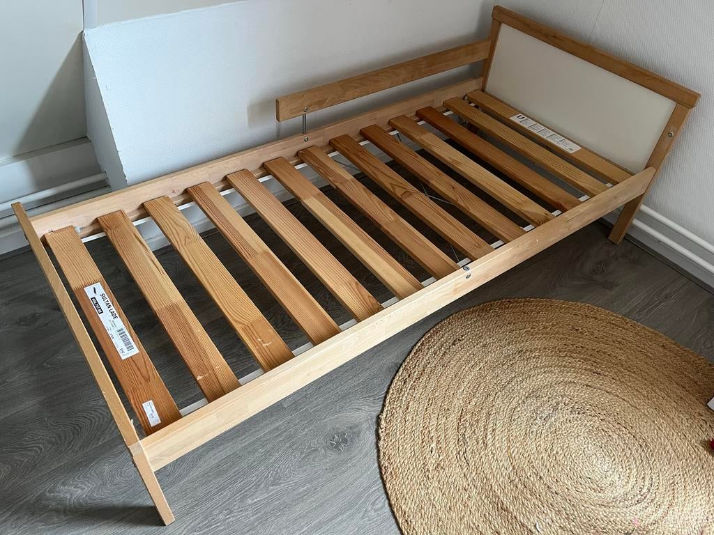 Ikea peuterbed (Sniglar), Ophalen, Gebruikt, Beige, 190 cm of minder