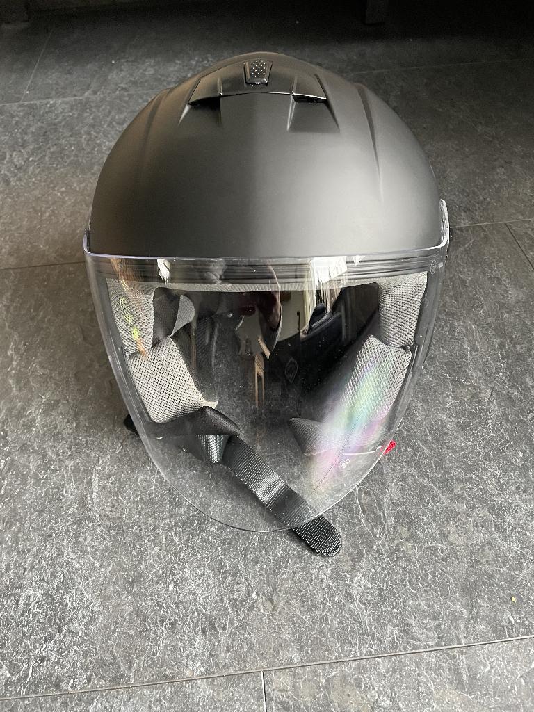 VITO FALCONE ZWART MAT, Maat XS, Fietsen en Brommers, Brommerhelmen, Ophalen of Verzenden, Nieuw, Extra small of kleiner, VITO