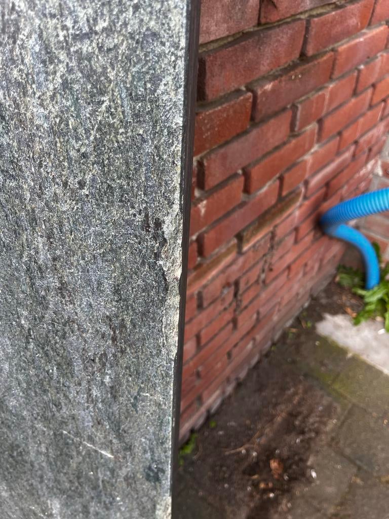 Hardsteen vensterbank 136x28x3 cm - Budgetvriendelijk, Gebruikt, Minder dan 80 cm, Overige typen, Ophalen of Verzenden