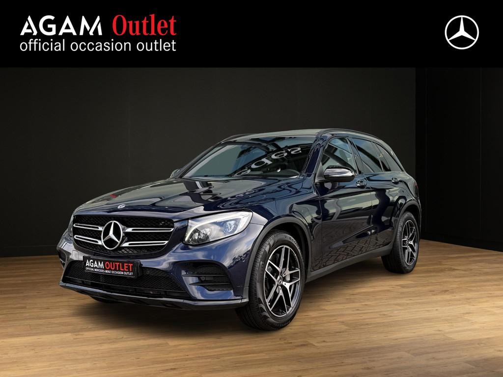 Mercedes-Benz GLC 250 4MATIC Premium Panorama dak, Auto's, 12 maanden, Stof, 4 cilinders, Blauw