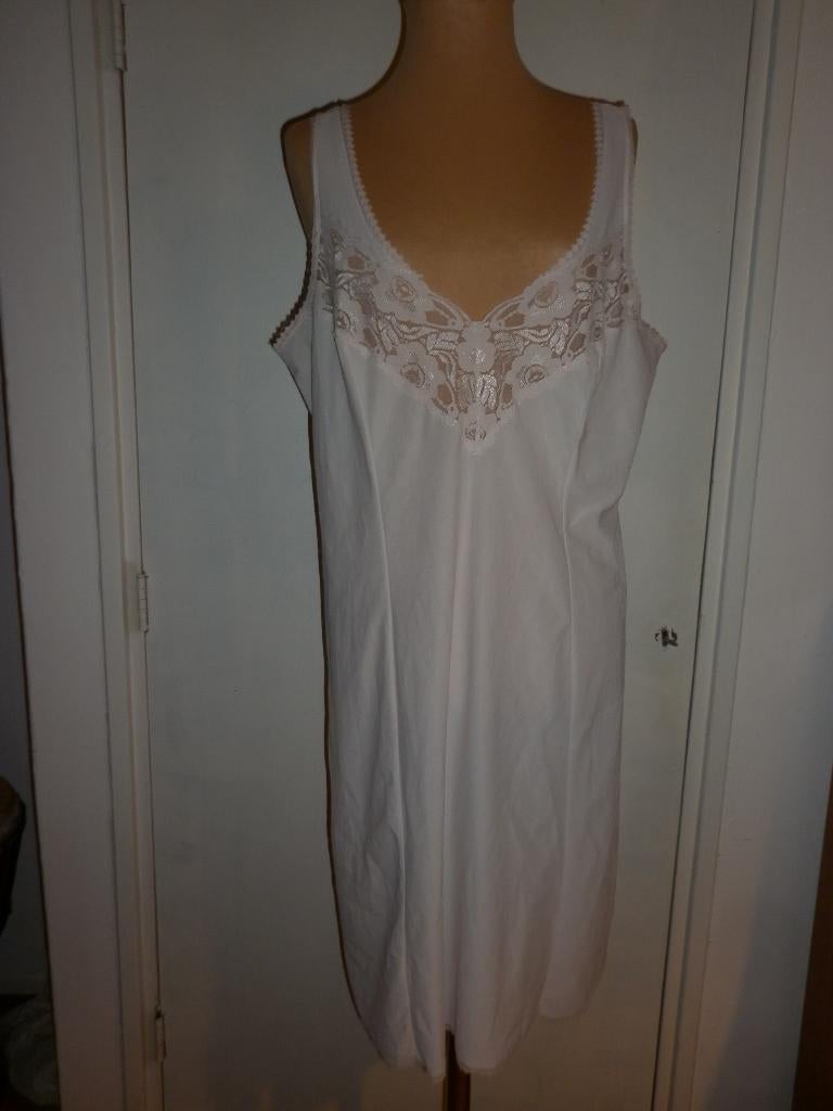 vintage onderjurk maat large, Kleding | Dames, Ondergoed en Lingerie, Verzenden, Roze, Nachtkleding
