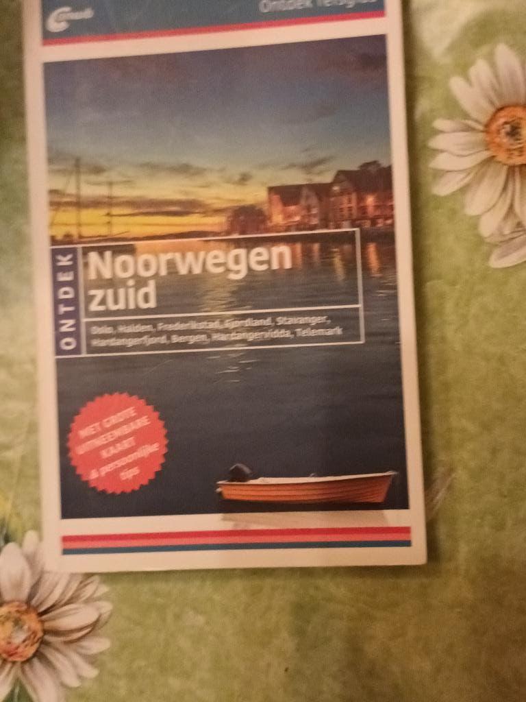 Ontdek Noorwegen Zuid ANWB reisgids Oslo Scandinavie Kaart, ANWB, Europa, Ophalen of Verzenden, Zo goed als nieuw