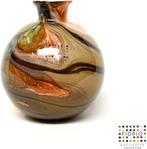 Design vaas Bolvase With Neck - Fidrio INDIAN SUMMER - glas, Ophalen of Verzenden, Nieuw, Glas, Minder dan 50 cm