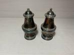 Peper en zoutstel bewerkt hoogte 10,5 cm, Ophalen of Verzenden