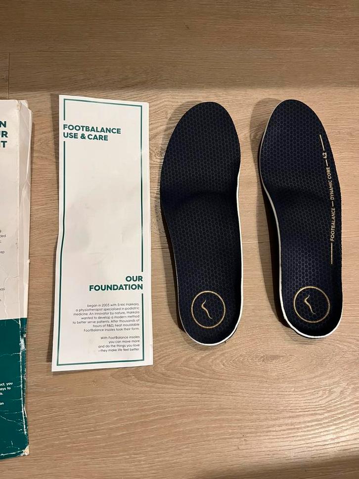 FootBalance 100% Balance Sport inlegzolen – maat 42 – nieuw, Doe-het-zelf en Verbouw, Vloerdelen en Plavuizen, Zo goed als nieuw