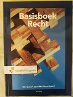 Basisboek Recht ISBN: 9789001899684, Ophalen of Verzenden, Alpha, Zo goed als nieuw, HBO