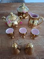 servies LD little diva meerdelig goud/roze/blauw zie foto`s, Ophalen, Overige typen, Zo goed als nieuw, Overige stijlen