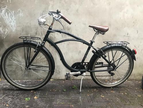 beach cruiser, Fietsen en Brommers, Fietsen | Cruisers en Lowriders, Zo goed als nieuw, Heren, Cruiser, Aluminium, Ophalen