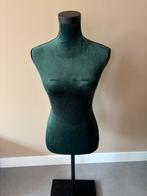 Fluweel Paspop/Etalagepop/Mannequin Donkergroen, Ophalen